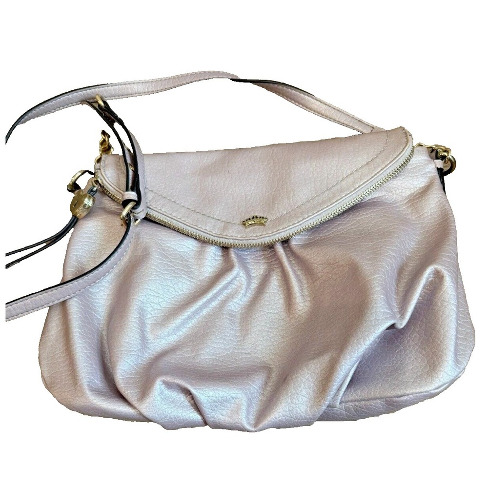 Juicy Couture Handbag Purse Crossbody Light Iridescent Pink